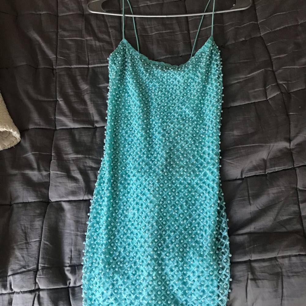 OHPOLLY HOT MINI BLUE DRESS!